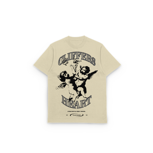 "A Cliffers Heart" - CliffSide Premium Beige Tee