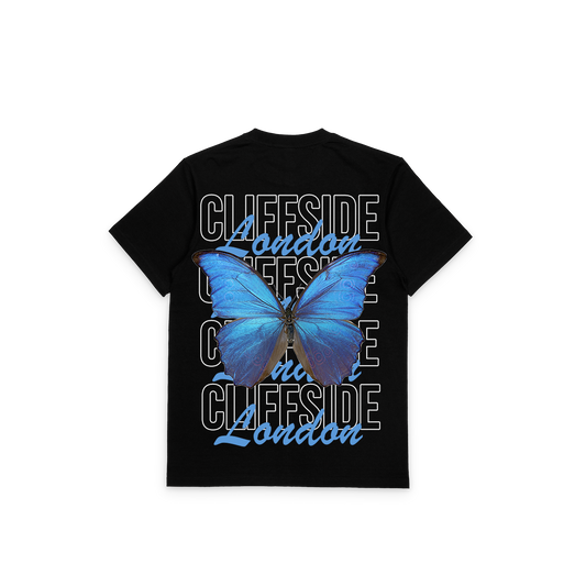 "Butterfly" - CliffSide Premium Black Tee