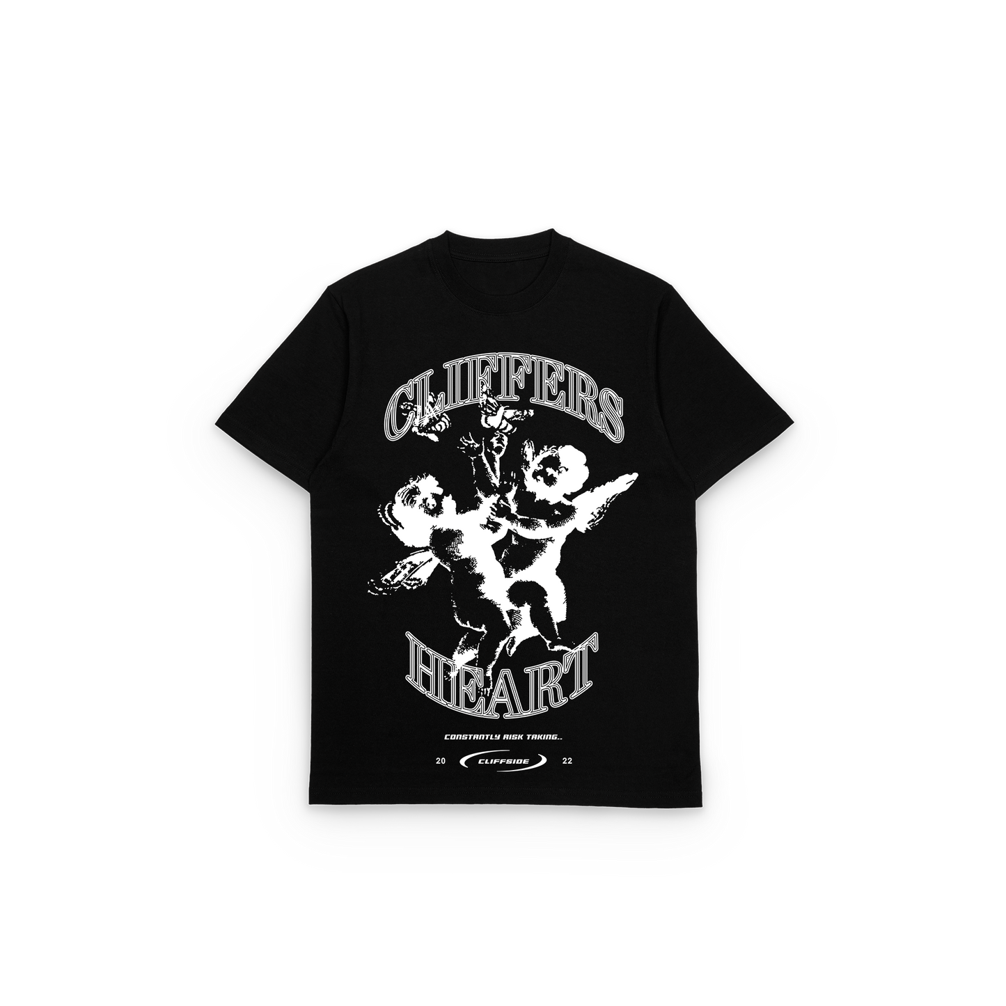 "A Cliffers Heart" - CliffSide Premium Black Tee