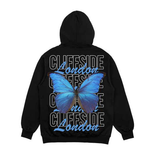 "Butterfly" - CliffSide Premium Black Hoodie