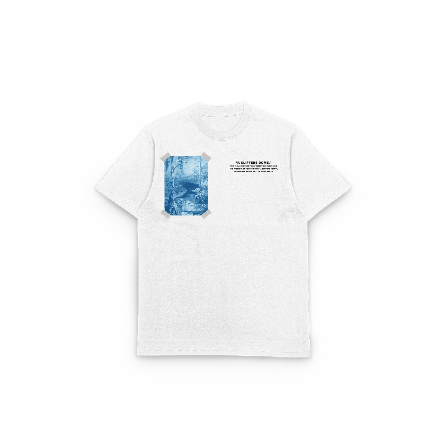 "Arctic" - CliffSide Premium White Tee