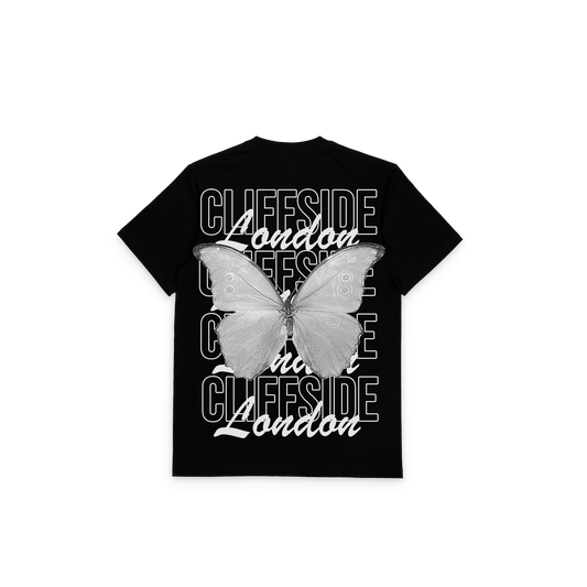 "GS Butterfly" - CliffSide Premium Black Tee