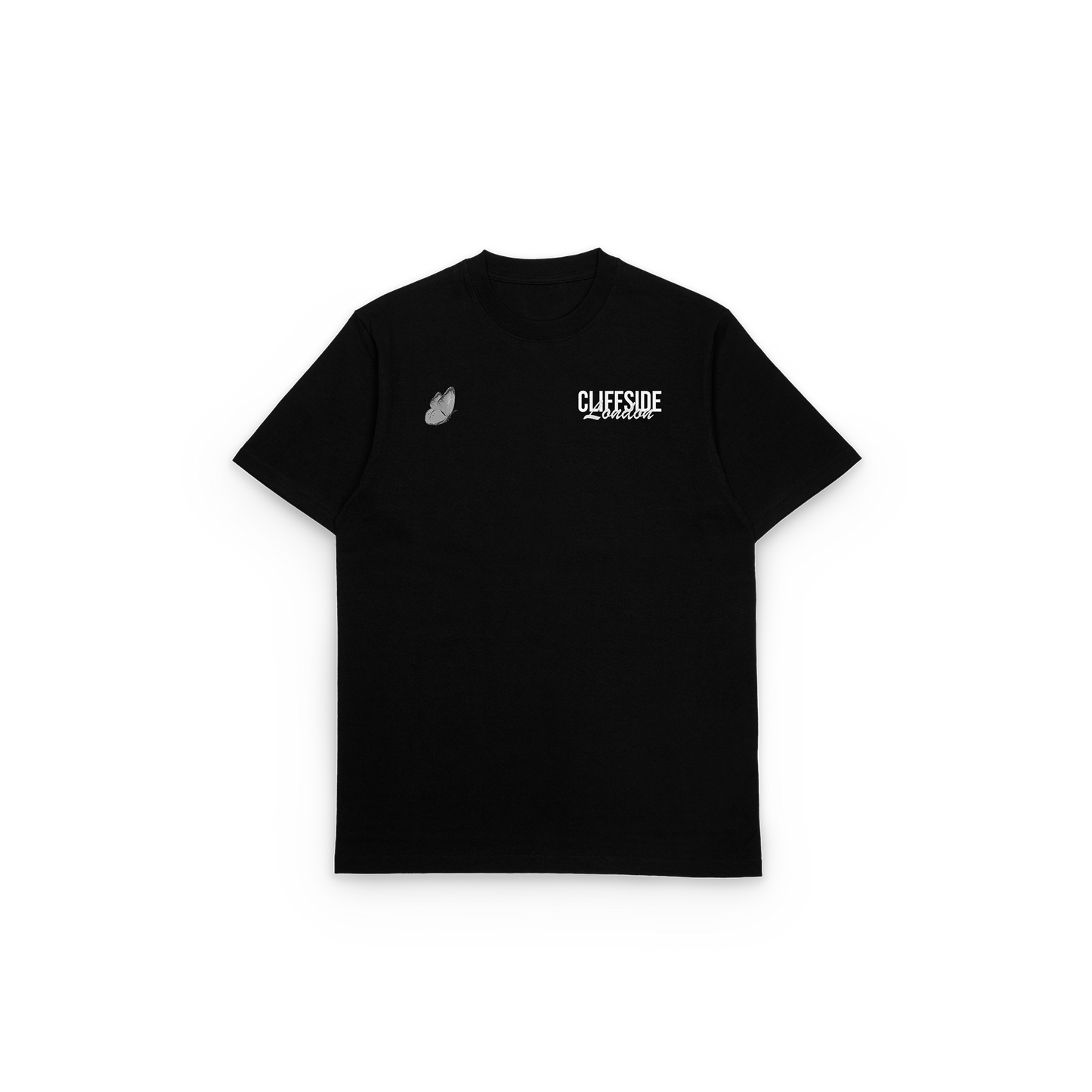 "GS Butterfly" - CliffSide Premium Black Tee