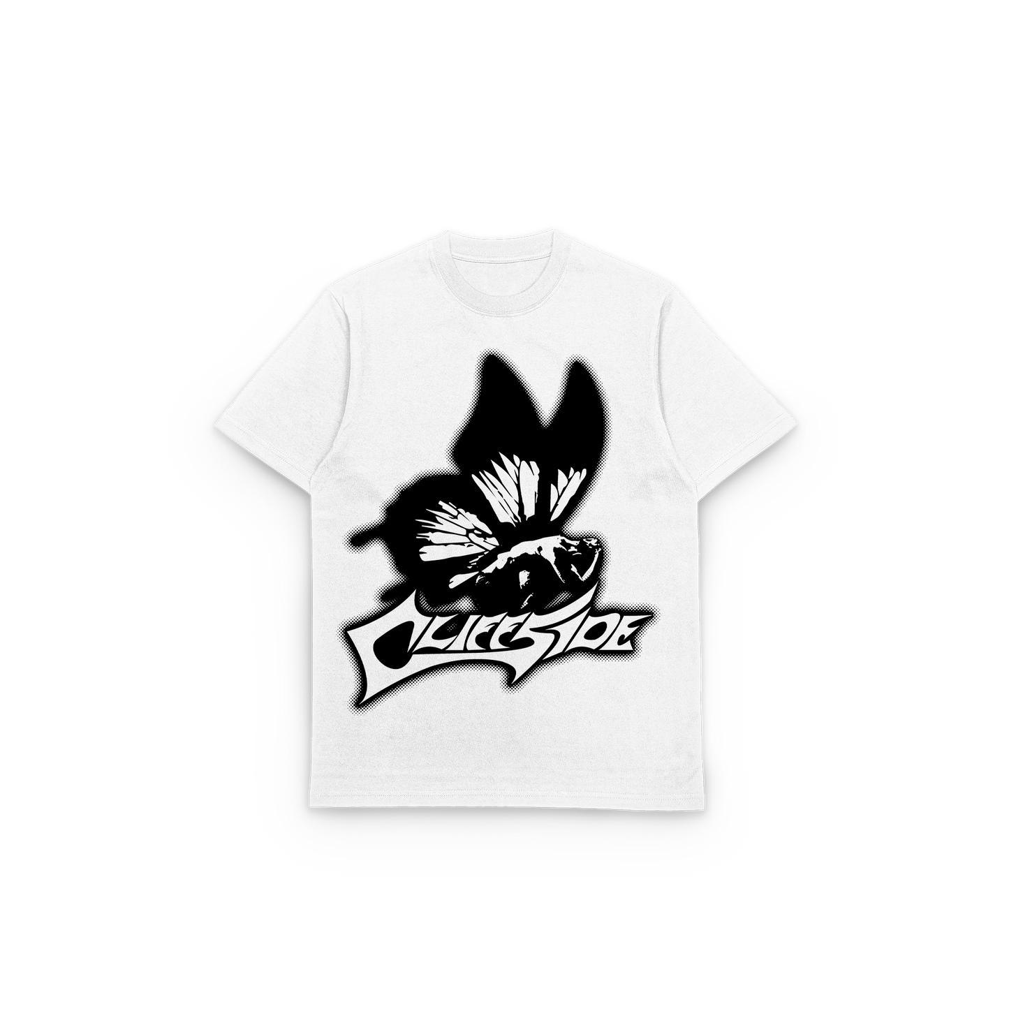 "One Fly (Black)" - CliffSide Premium White Tee