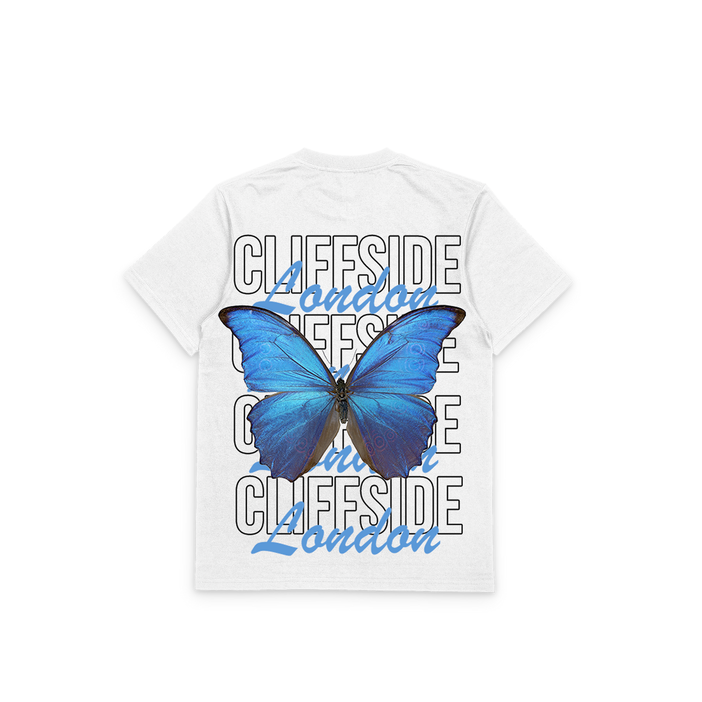 "Butterfly" - CliffSide Premium White Tee